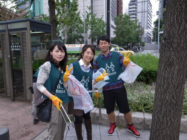 北新地（大阪）チーム　第一回お掃除行いました！画像