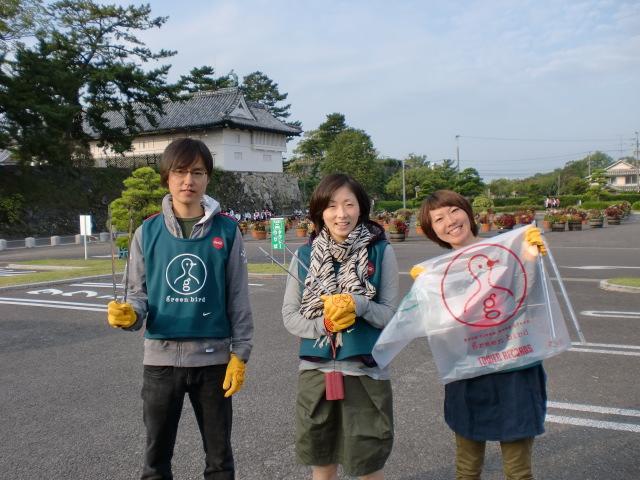 １０/１０朝そうじ＠佐賀城本丸周辺画像