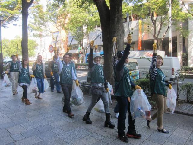 秋晴れそうじ！画像