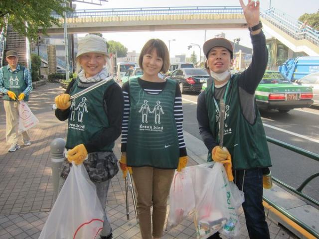 秋晴れそうじ！画像