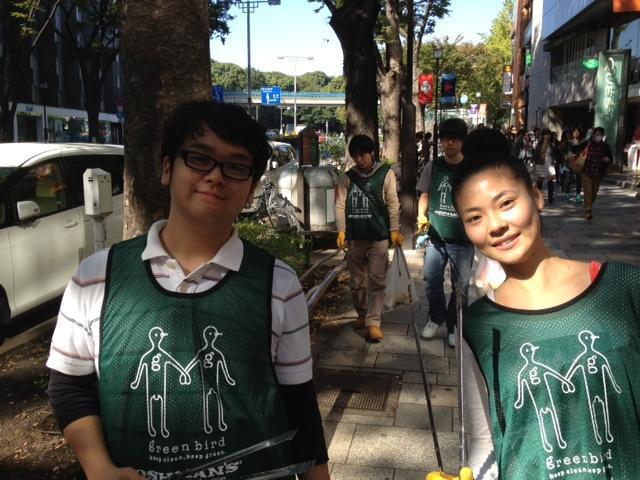 10月のオッシュマンズ原宿そうじ画像