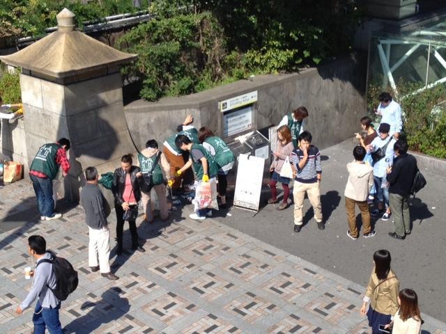 10月のオッシュマンズ原宿そうじ画像