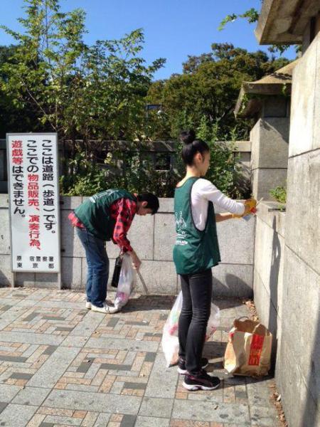 10月のオッシュマンズ原宿そうじ画像