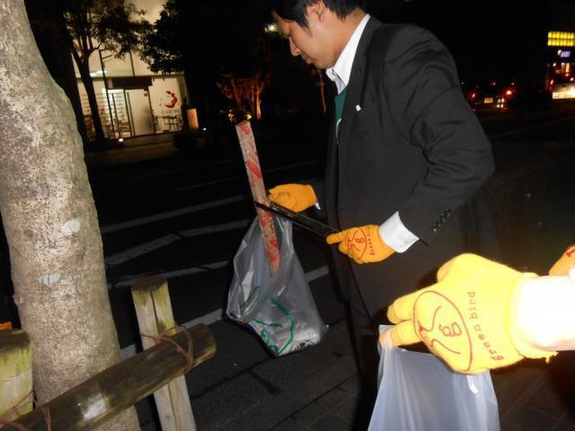 １０/１７夜そうじ＠愛敬画像