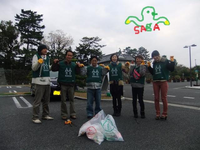 １１/７　朝そうじ＠佐賀城周辺画像