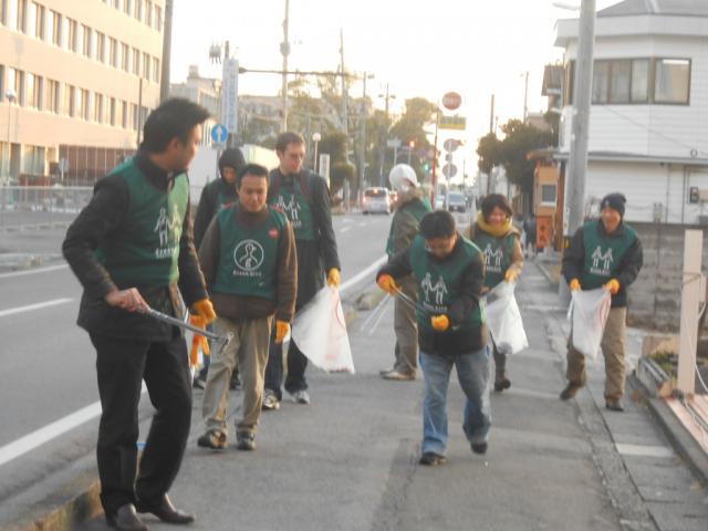 １２／１９朝そうじ＠佐賀城周辺画像