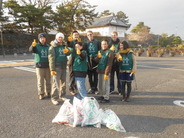 １２／１９朝そうじ＠佐賀城周辺画像