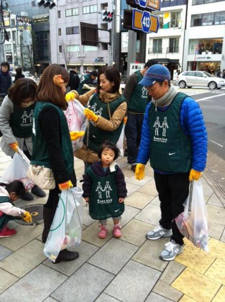 表参道クリスマスクリーンアップ大作戦2012画像