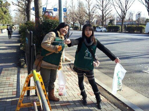 表参道チームそうじ納め画像