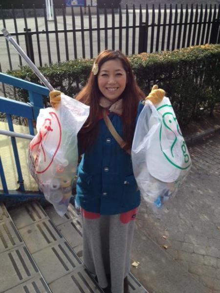 おたふくソースを拾った今日の朝そうじ画像