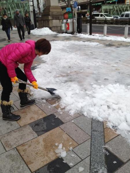今日の雪かき！！画像