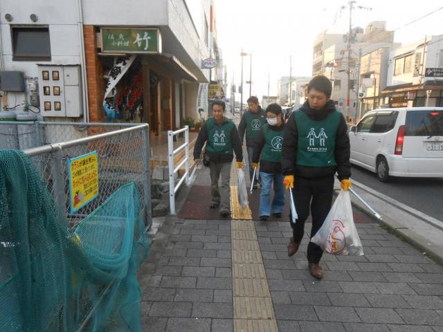 １/１６（水）夕暮れそうじ＠佐賀駅周辺画像