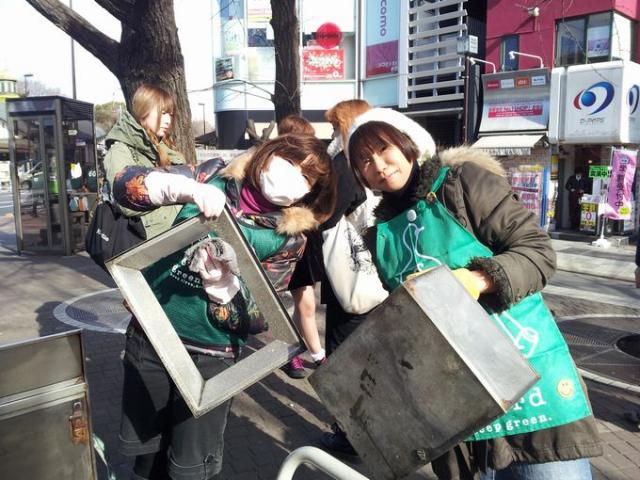 青山散策そうじ画像