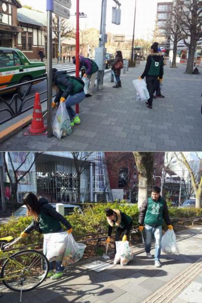 青山散策そうじ画像