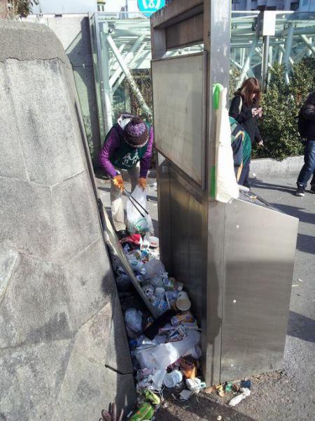 青山散策そうじ画像