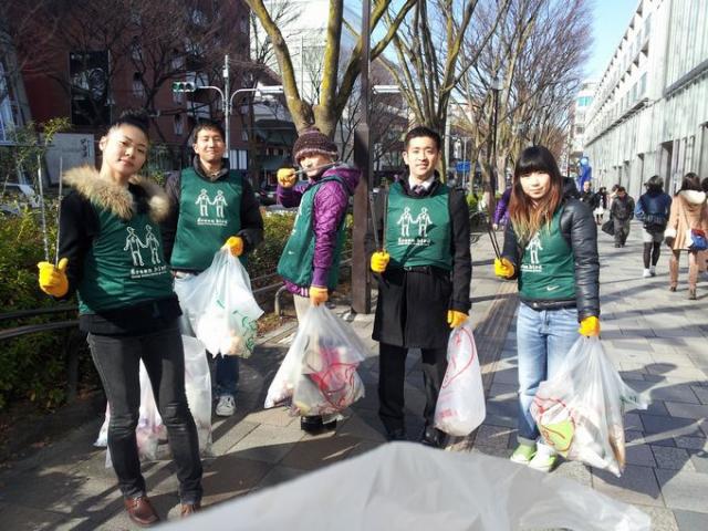 青山散策そうじ画像