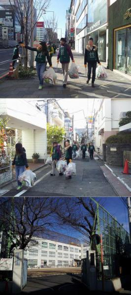 青山散策そうじ画像