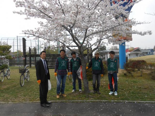 ３/２４日曜そうじ＠夢咲公園画像