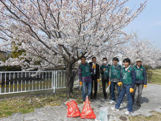 ３/２４日曜そうじ＠夢咲公園画像