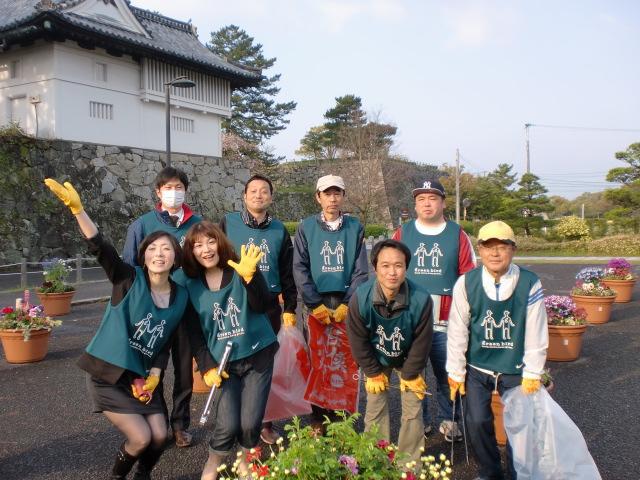 ４/３（水）朝そうじ＠佐賀城本丸周辺画像