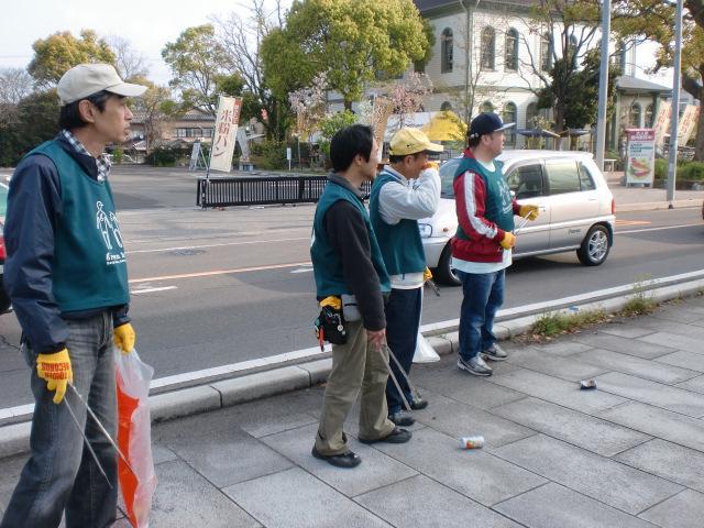 ４/３（水）朝そうじ＠佐賀城本丸周辺画像