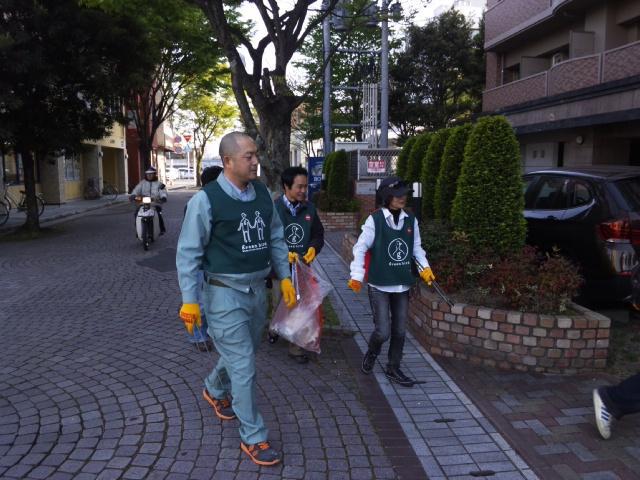 ４/１０（水）夕方そうじ＠佐賀駅周辺画像