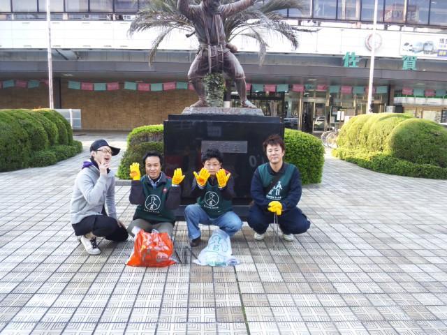 ４/１０（水）夕方そうじ＠佐賀駅周辺画像