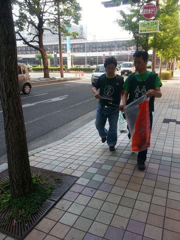 ５/８（水）夕方そうじ＠JR佐賀駅画像