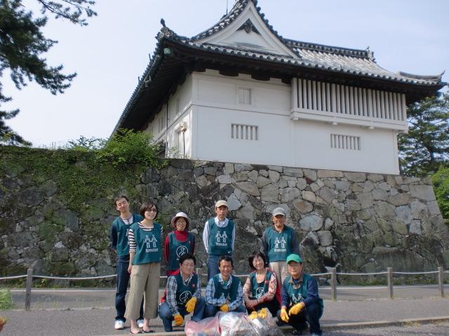 ５/１５（水）朝そうじ＠佐賀城本丸画像