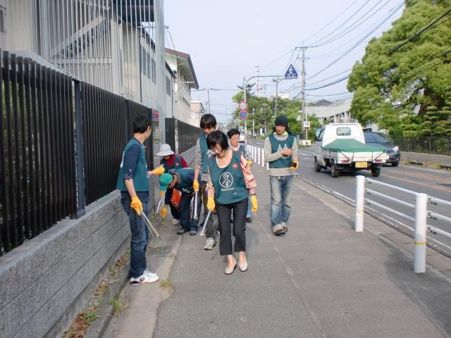 ５/１５（水）朝そうじ＠佐賀城本丸画像