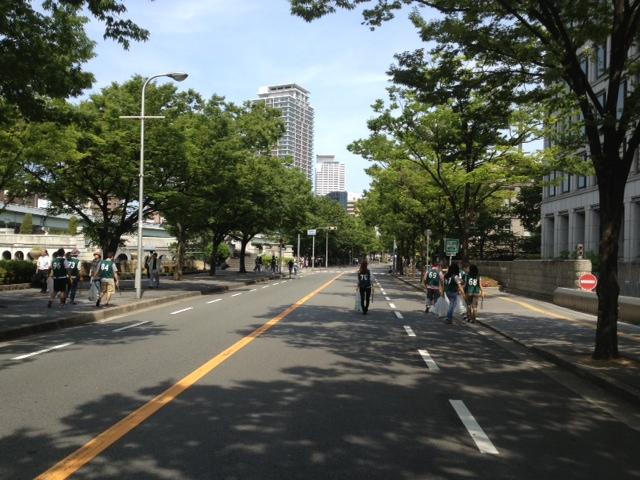 ごみゼロ北新地チームおそうじ画像