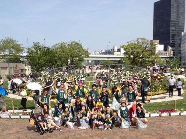 ごみゼロ北新地チームおそうじ画像