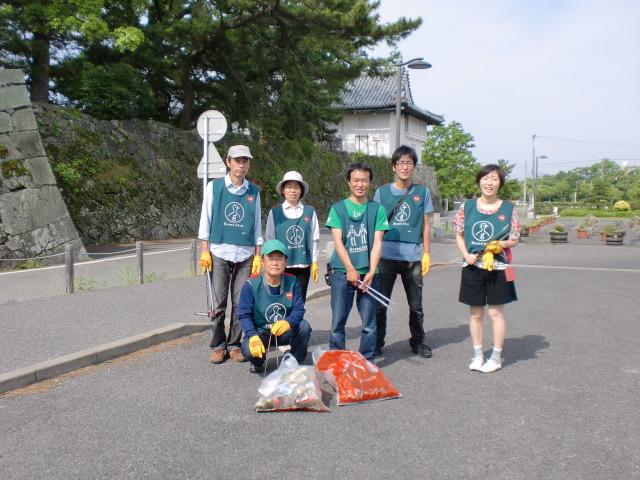 ６/５（水）朝そうじ＠佐賀城本丸周辺画像