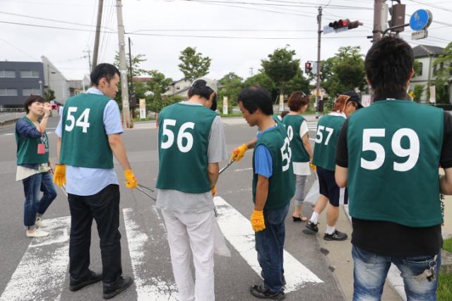 ８/７（水）朝そうじ＠佐賀城本丸周辺画像