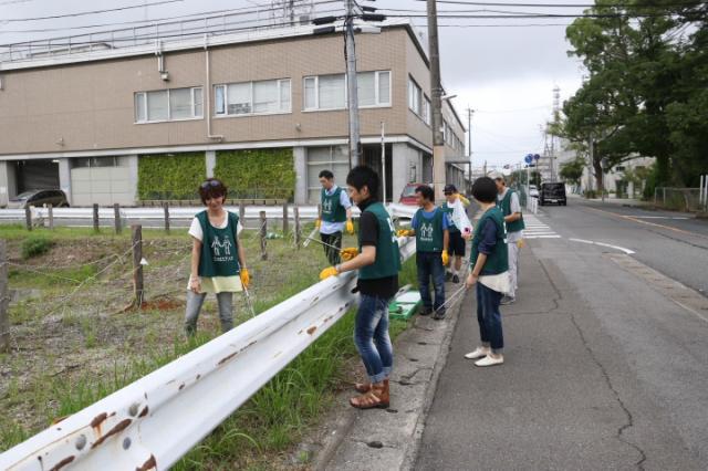 ８/７（水）朝そうじ＠佐賀城本丸周辺画像