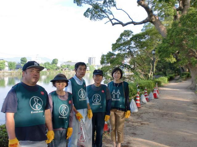 １０/２（水）朝そうじ＠佐賀城本丸周辺画像