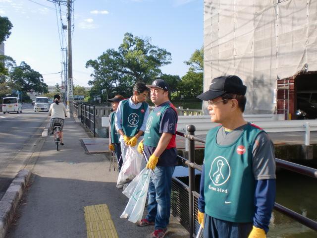 １０/２（水）朝そうじ＠佐賀城本丸周辺画像