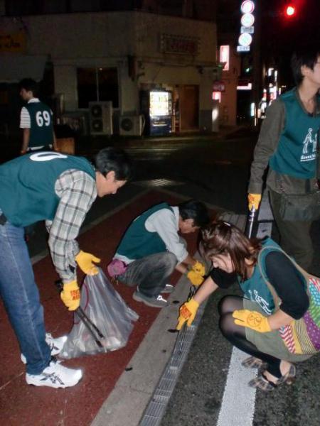 １０/９（水）夜そうじ＠佐賀市愛敬周辺画像