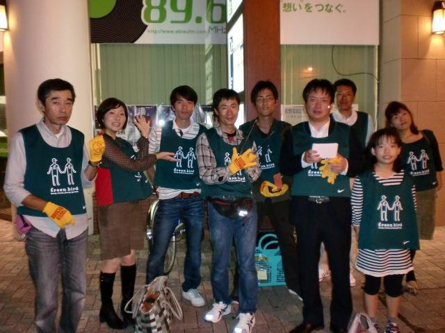 １０/９（水）夜そうじ＠佐賀市愛敬周辺画像