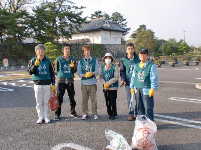 １１/６（水）朝そうじ＠佐賀城本丸周辺画像