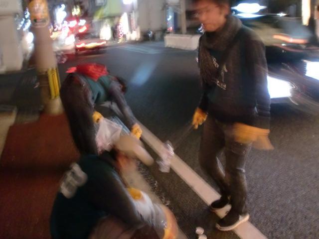 １１/１３（水）夜そうじ＠佐賀市愛敬町画像