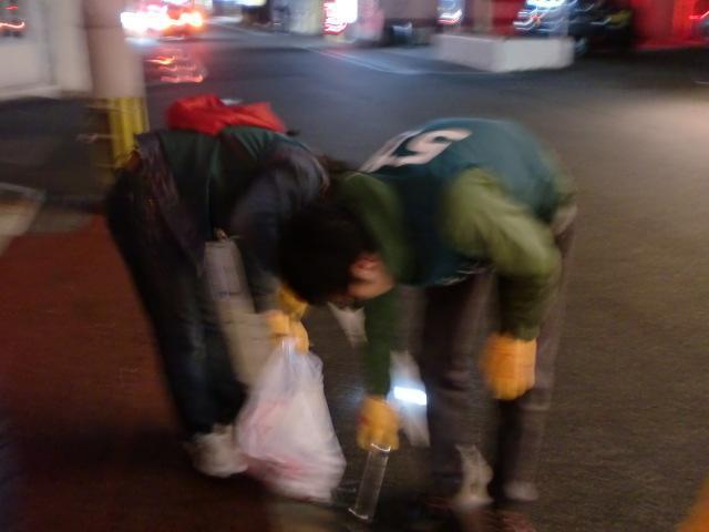 １１/１３（水）夜そうじ＠佐賀市愛敬町画像