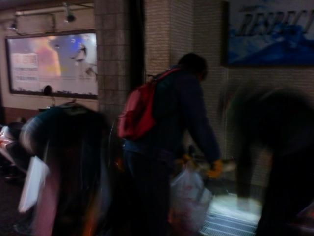 １１/１３（水）夜そうじ＠佐賀市愛敬町画像