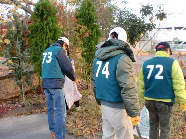 １２/４（水）朝そうじ＠佐賀城周辺画像