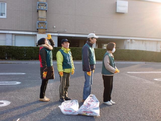 １２/４（水）朝そうじ＠佐賀城周辺画像