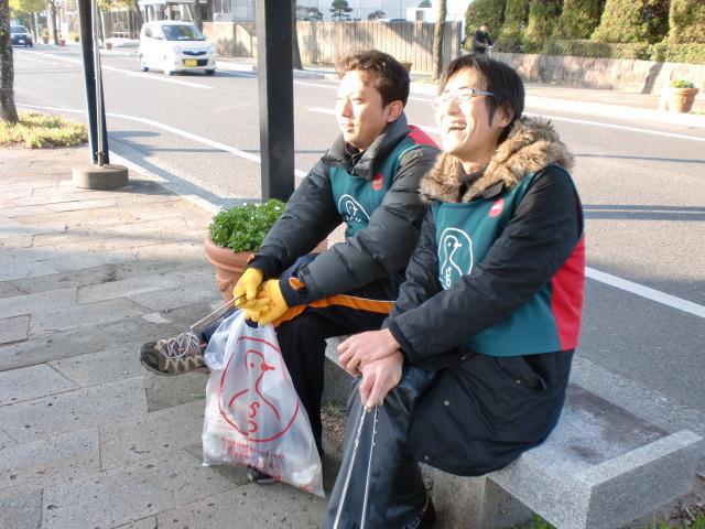 ２/５（水）朝そうじ＠佐賀城本丸周辺画像