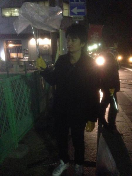 ２/１９（水）夜そうじ＠佐賀市愛敬町周辺画像