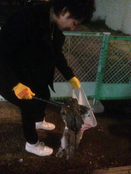 ２/１９（水）夜そうじ＠佐賀市愛敬町周辺画像