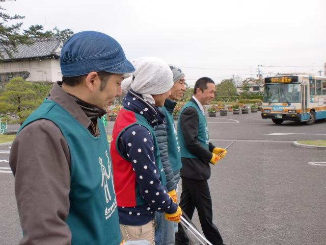 ４/１（火）朝そうじ＠佐賀城本丸歴史館周辺画像