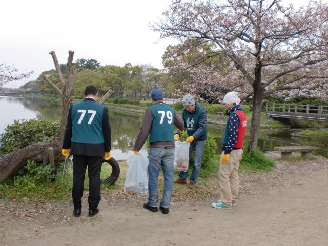 ４/１（火）朝そうじ＠佐賀城本丸歴史館周辺画像